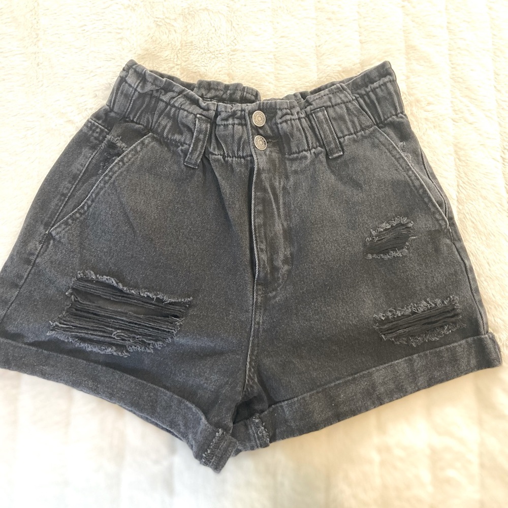 Black Denim Forever 21 Shorts
